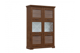 Пенал низкий со стеклом СБК Кантри РТ