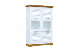 Пенал низкий со стеклом СБК Кантри СРН