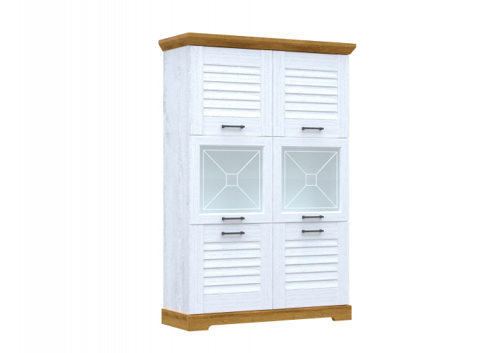 Пенал низкий со стеклом СБК Кантри СРН