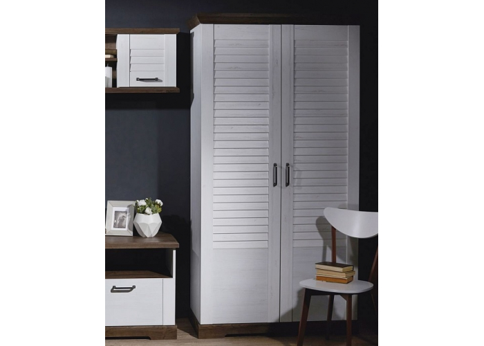 Шкаф для одежды 2-х дверный СБК Кантри СРТ