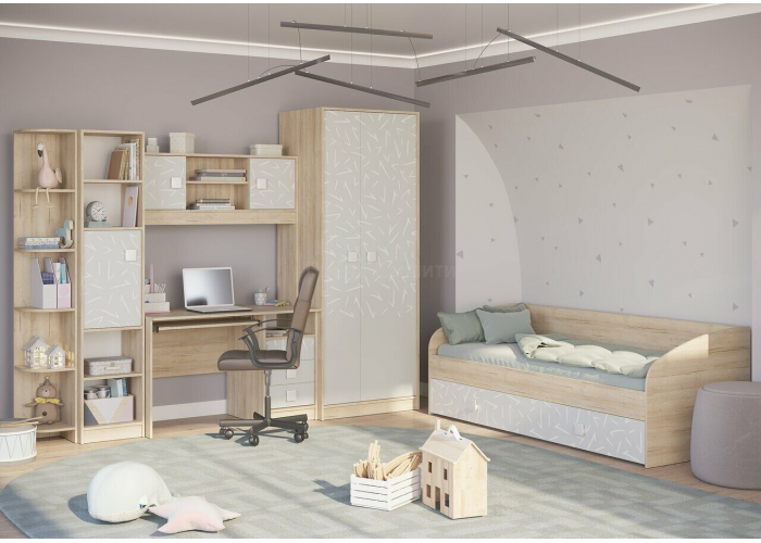 Шкаф стеллаж с дверкой Гранд Кволити Микки