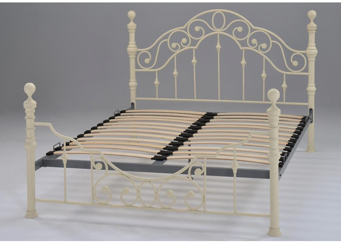 Кровать металлическая TetChair Victoria Antique white 160