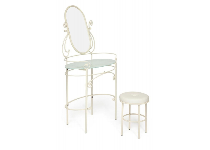 Столик туалетный TetChair Albert столик/зеркало + пуф