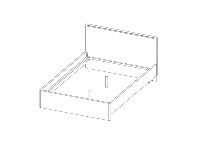 Кровать с подъемным механизмом Анрэкс JAGGER 160