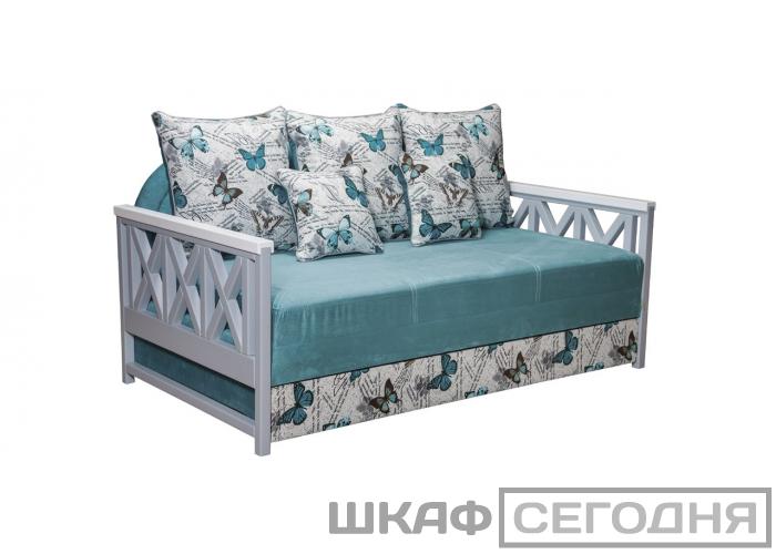 Диван Дивановв Прованс Бабочки 140 бирюза