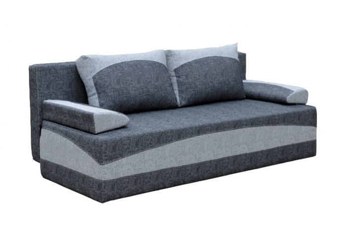 Диван Дивановв Сити Серо-черный 140