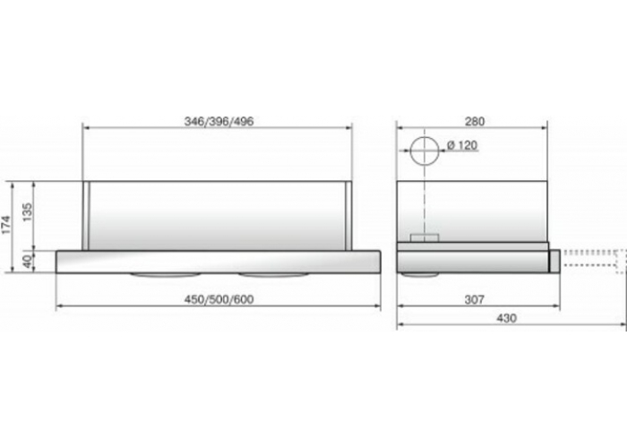 Вытяжка Эликор Интегра GLASS 60 стекло бежевое