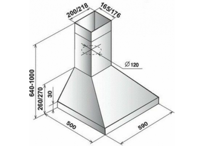 Вытяжка Эликор Вента 60 молоко 73541
