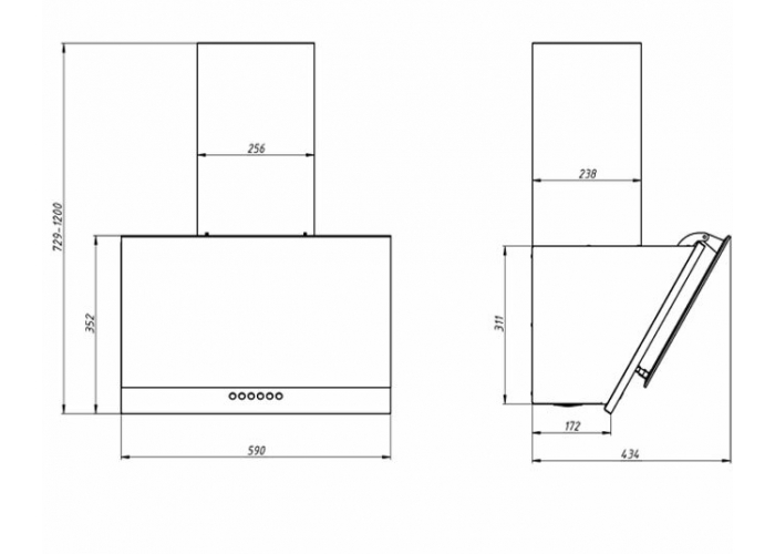 Вытяжка Эликор RX6754XB нерж