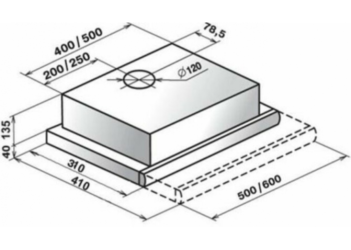Вытяжка Эликор Интегра 60 черный