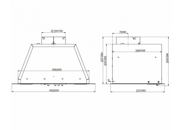Вытяжка Эликор BOX 42П-450 белый
