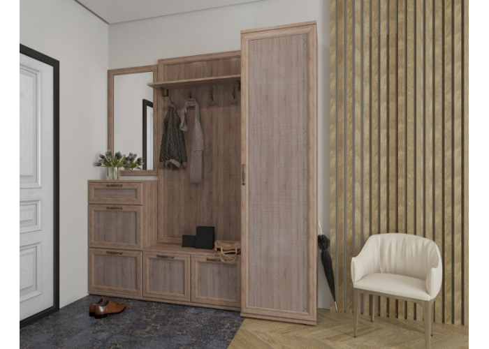 Шкаф угловой Евромебель Рандеву PU74