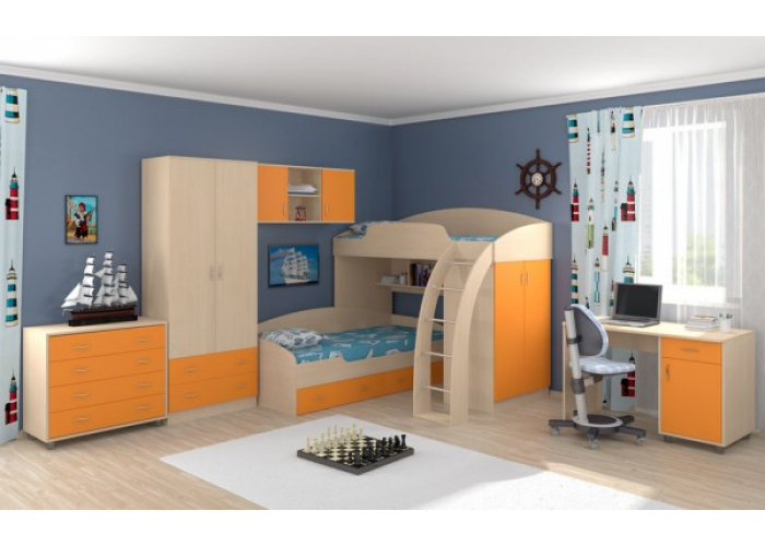 Шкаф и полка Формула Мебели Соня 3