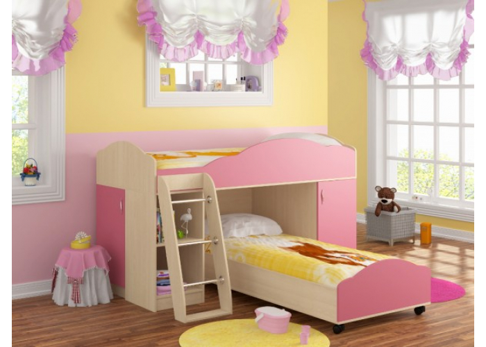 Кровать двухъярусная Формула Мебели Дюймовочка-5.1