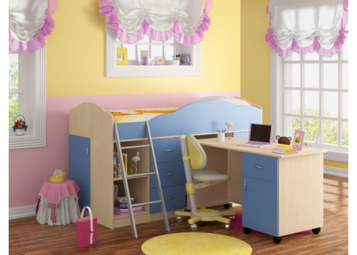 Кровать двухъярусная Формула Мебели Дюймовочка-5.2