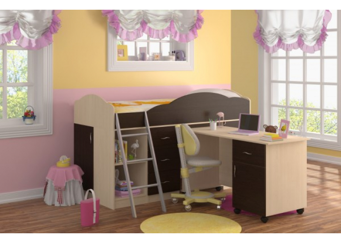 Кровать двухъярусная Формула Мебели Дюймовочка-5.2