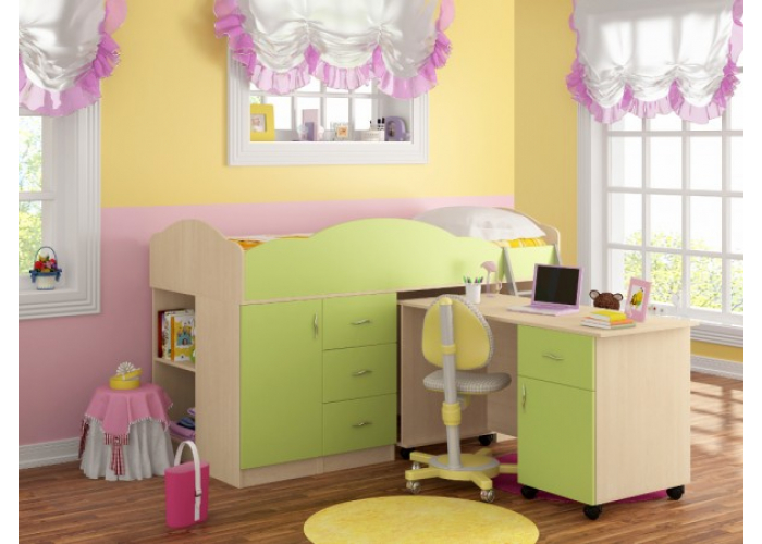 Кровать двухъярусная Формула Мебели Дюймовочка-5.3