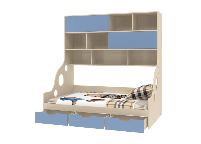 Кровать с антресолью Формула Мебели ДЕЛЬТА-21.02