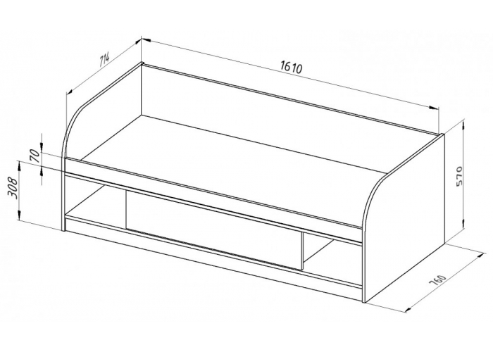Кровать Формула Мебели Соня-4