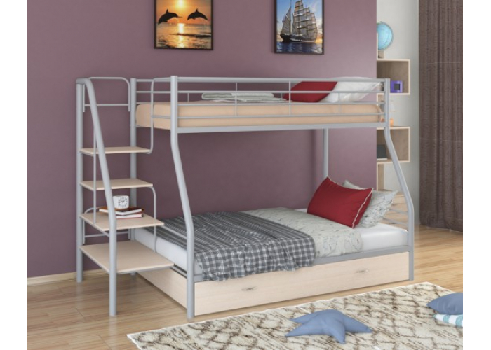 Кровать двухъярусная Формула Мебели Толедо-1Я