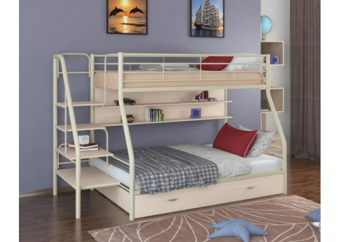 Кровать двухъярусная Формула Мебели Толедо-1ПЯ