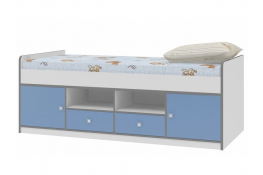 Кровать-чердак Формула Мебели Дельта-19.1 Сильвер