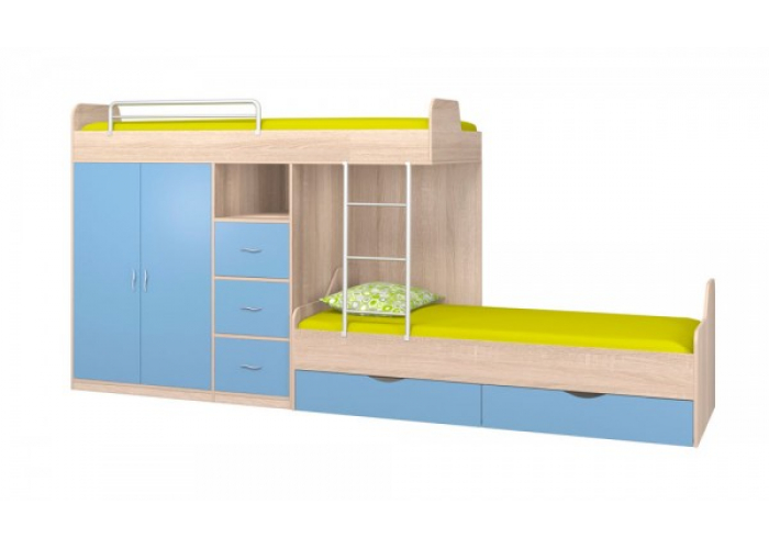 Кровать двухъярусная Формула Мебели ДЕЛЬТА-18.04.02