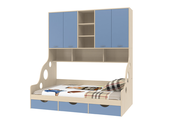 Кровать с антресолью Формула Мебели Дельта-21.11