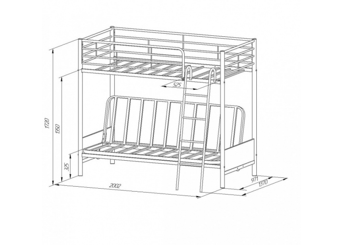 Кровать Формула Мебели Мадлен 2
