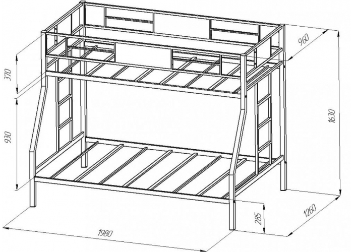 Кровать Формула Мебели Гранада 120