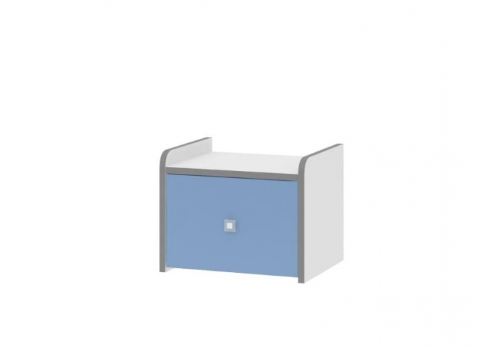 Тумба Формула Мебели Дельта-24.4 Сильвер