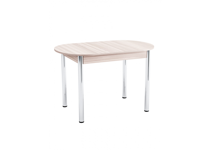 Стол Форт Овальный обеденный пластик Хром