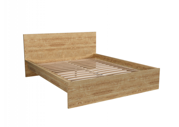 Кровать 2-х спальная ЛДСП Compass Анастасия Дуб Роше АН-22К