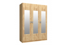 Шкаф 3-х створчатый с зеркалом Compass Анастасия Дуб Роше АН-3К