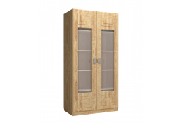 Шкаф-пенал со стеклом Compass Анастасия Дуб Роше АН-4К