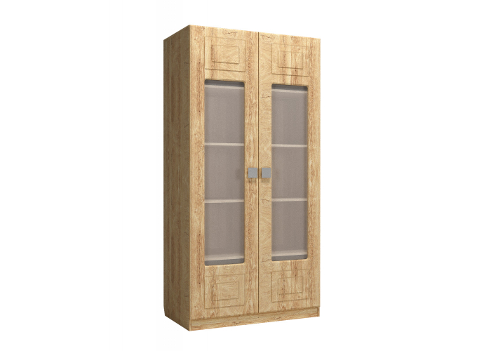 Шкаф-пенал со стеклом Compass Анастасия Дуб Роше АН-4К