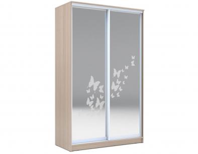 Шкаф-купе пескоструй на зеркале