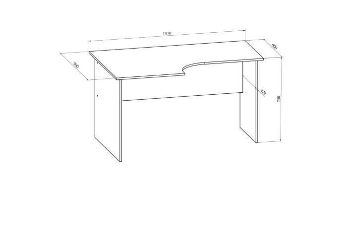 Стол письменный Compass Офис ОФ-10