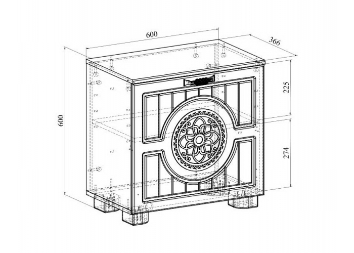 Обувница Compass Монблан МБ-32К