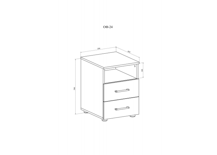 Тумба Compass ОФ-24