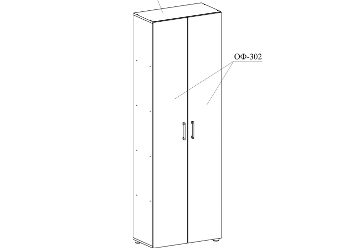 Шкаф-пенал Compass ОФ-302К