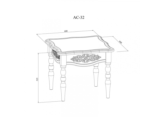 Стол журнальный Compass Ассоль АС-32