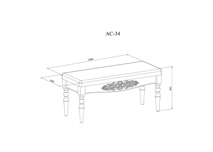 Банкетка Compass Ассоль Плюс АС-34