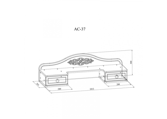 Полка Compass Ассоль Плюс АС-37
