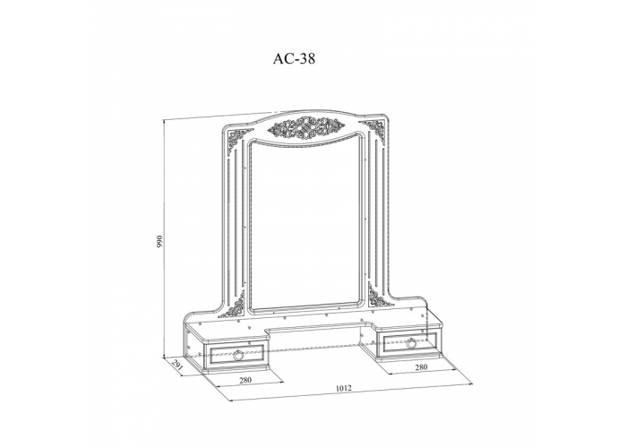 Полка Compass Ассоль Плюс АС-38