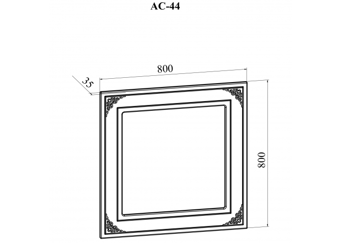 Зеркало Compass Ассоль Плюс АС-44