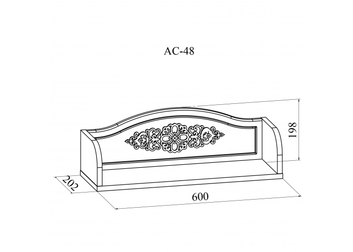 Полка Compass Ассоль Плюс АС-48