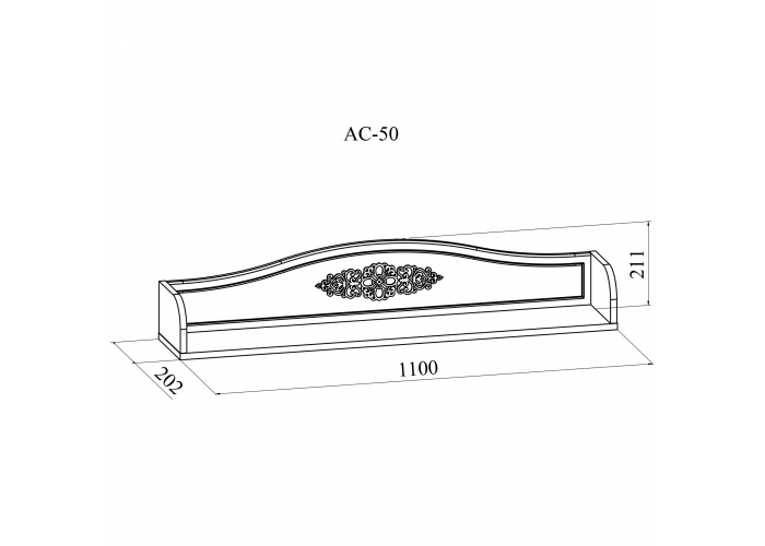 Полка Compass Ассоль Плюс АС-50