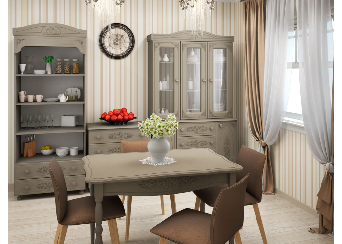 Шкаф-пенал открытый Compass Ассоль Плюс АС-3