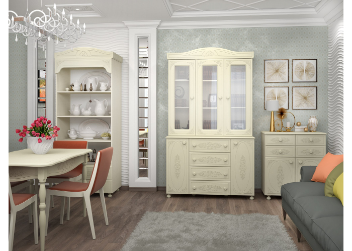 Шкаф-пенал открытый Compass Ассоль Плюс АС-3